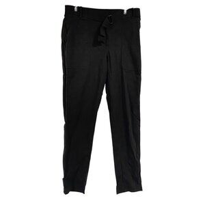 Athleta Trekkie Black Belted Pant Size 10‎ T (Tall)